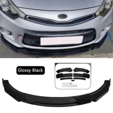 Front Bumper Lip Chin Splitter Spoiler For KIA Forte Koup Optima Gloss Black