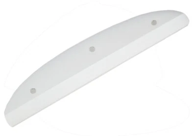 Powell Peralta Skateboard Tailbone Skid Plate, White, 8 inch Tail Bone