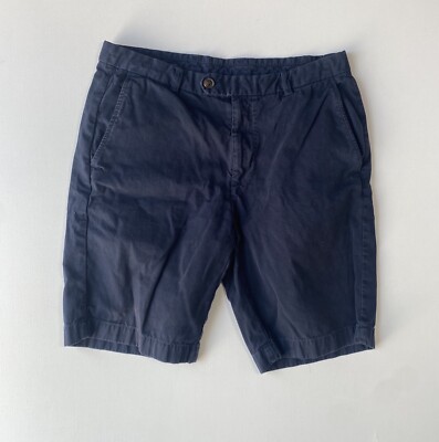 Brooks Brothers 33x9 Bermuda Navy Blue Twill Shorts Casual Classiccore Modern