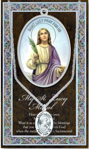 CHOOSE FRM 62 Pewter Patron Saint Medal on Chain Necklace Confirmation Gift NEW! - Picture 43 of 71