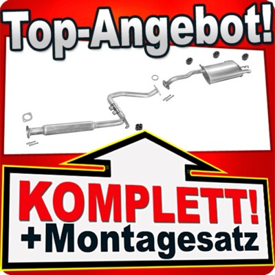 Auspuff für NISSAN PRIMERA (P10) 2.0 2.0GT 1993-1996 Auspuffanlage