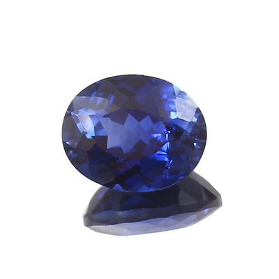 AAA Natural Flawless Ceylon Blue Sapphire Oval Loose Gemstone Cut 12x10 MM