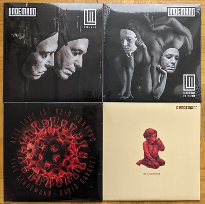 LINDEMANN / RAMMSTEIN 7'' Singles: Alle Tage Ist, Steh Auf, Ich Weiss Es, Kinder