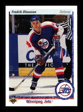Fredrik Olausson 1990-91 Upper Deck Hockey NHL #237a Winnipeg Jets