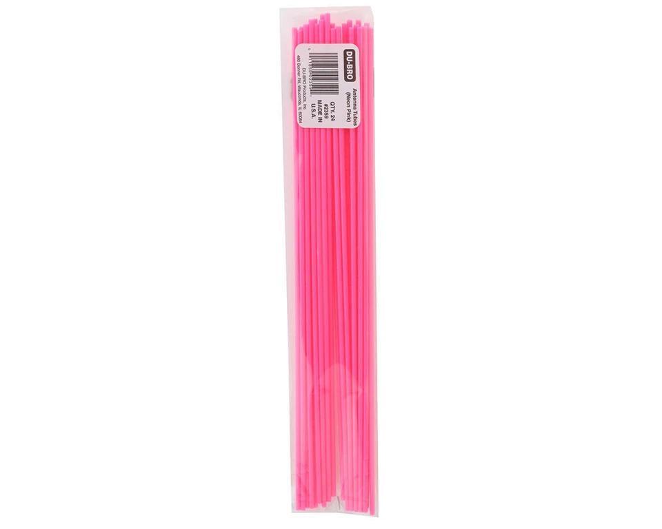 DuBro Antenna Tubes (Neon Pink) (24) [DUB2359] - Image 2 of 2