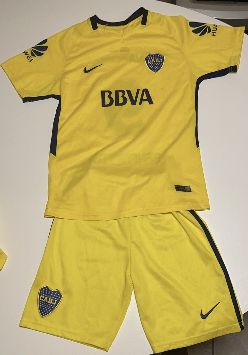 2017- 2018ナイキ ボカジュニアーズ ユニフォーム サッカー イエロー Nike Boca Juniors Third Kit 17/18 Dario Benedetto Yellow