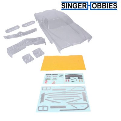 REDCAT RACING RER33377 LOW-RIDER 1971 Buick Riviera Body Set Pre-Cut Clear HH