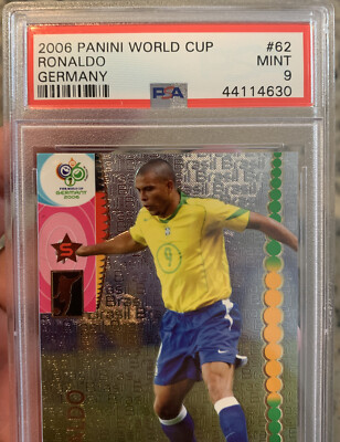 2006 World Cup Panini Ronaldo Foil Card Brazil PSA 9 | eBay