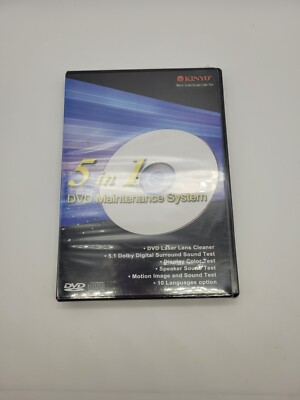 KINYO 5 IN 1 DVD MAINTENANCE SYSTEM - BRAND NEW SEALED
