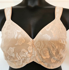 Wacoal Breast Cancer Awareness 40G Beige Bra Underwire Full Coverage Wide Strap