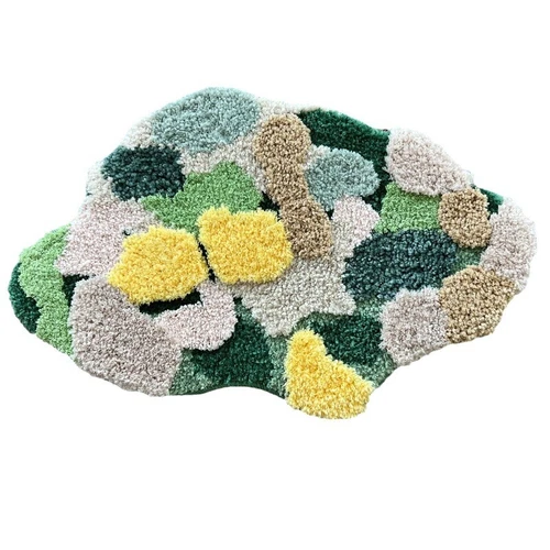 Moss Shag Area Rug for Bedroom Living Room Floor Mats Non-slip Thick Washable - Picture 20 of 44