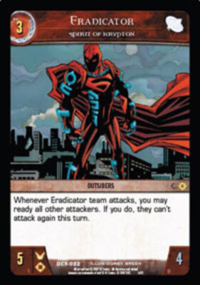 VS System: Eradicator, Spirit of Krypton [Played] VS: DC Exclusives TCG CCG Clas
