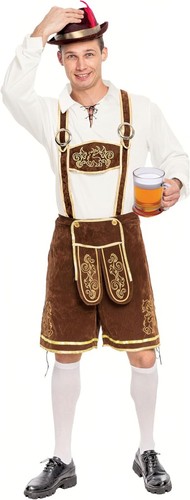 Spooktacular Creations Men’s German Bavarian Oktoberfest Costume Beer Costume S - Picture 2 of 15