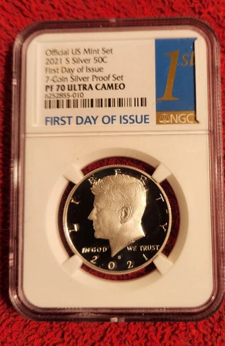2021 s .999 silver Kennedy half dollar NGC PF 70 Ultra Cameo (FDOI) *