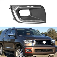 Right Front Bumper Fog Light Cover Lamp Bezel Trim For Toyota Sequoia 2018-2021