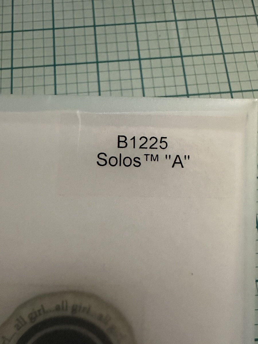 Close to My Heart CTMH-B1225 SOLOS “A” Clear Stamp Set Adorable