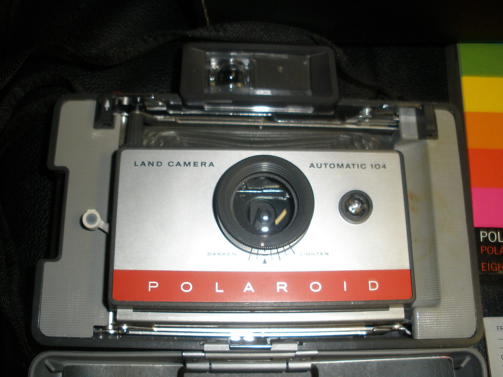 Polaroid bundle Case 322 land camera 104 Bulb 268 NEW film