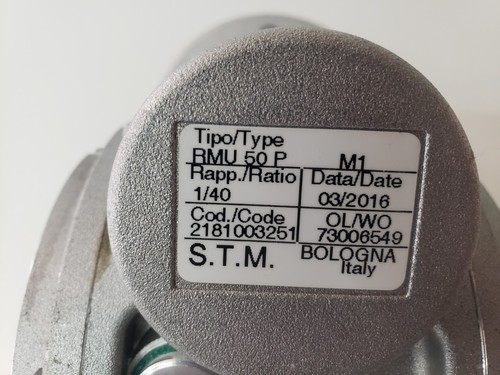 UNUSED - STM RMU 50 P M1 Gear Reducer Ratio 1/40 RMU50PM1 - Picture 12 of 12