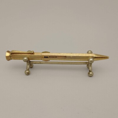 FEND NORMA Patent Gold Plated 4 Color Mechanical Pencil Excellent Unused VTG 30s