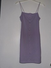 Purple Lilac Bershka Bodycon Dress Size S