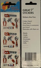 12 packages of Prismatic Tool Stickers "Great 7" Sticker design, PPZ6153