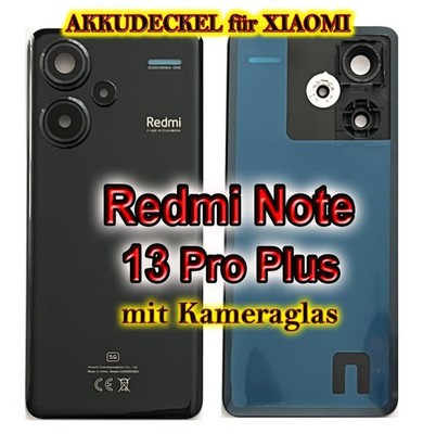 Akkudeckel für Xiaomi Redmi Note 13 Pro Plus + Rückseite Backcover Abdeckung 13P