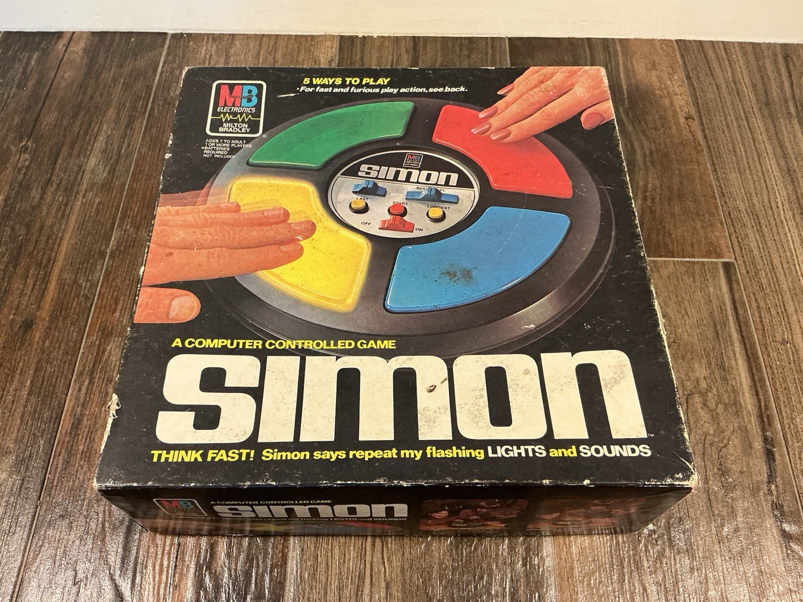 Simon Box Vintage Simon Electronic Game - 1978 - With Box And Warranty Card ...