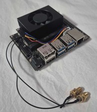 NVIDIA Jetson Nano 2GB with custom fan and Intel 8265NGW Wi-Fi module