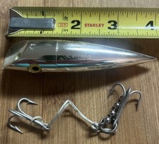 VINTAGE LUHR JENSEN J-PLUG LURE Special Chrome Finish