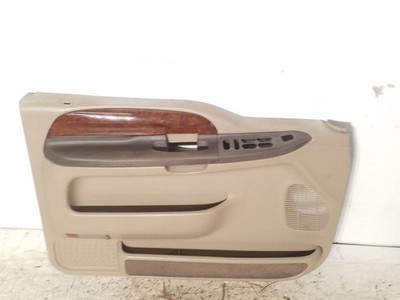 Tan Limited Front Left Door Trim Panel | Fits 00 01 02 03 04 05 Ford Excursion
