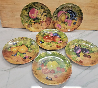 Limoges Rochard Set of 6 Dessert Plates 5.25 Inches EUC
