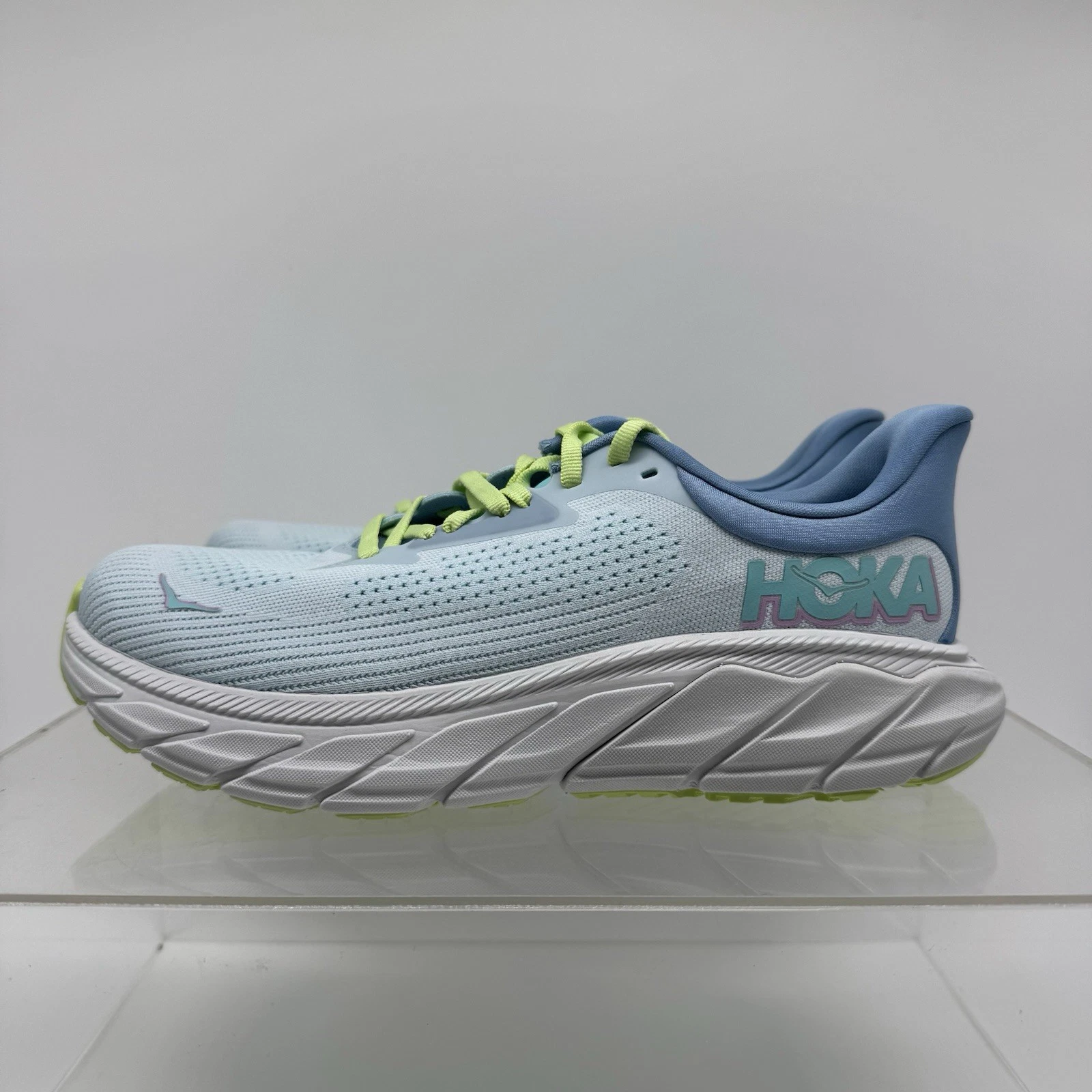 Nuovissima Hoka One One Arahi 7 1147890 ISK blu verde donna taglia 8 D LARGA