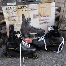 Rollerblade Blade Runner Men’s Black Inline Skates Size 11 Pair