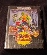 SEGA Sega Genesis Toxic Crusaders Action Game Cartridge w/ Manual Included