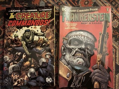 DC Comics Creature Commandos TPB DeMatteis, Frankenstein TPB, DC Horror full Run