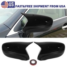 Gloss Black Side Wing Mirror Cover Cap For Lexus Is250is350es350 Ls 20062012