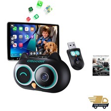 Cabin Care Car Adapter with Baby Car Camera, Wireless CarPlay Display on CarS...