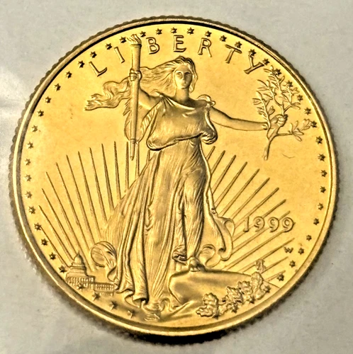 1999-W $10 American Eagle  1/4 oz Fine Gold Coin