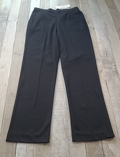 Alfred Dunner Women's Classic Fit Pants Size 8 Black Pull On Elastic Back Waist