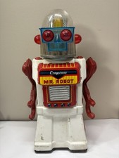 Yonezawa CRAGSTAN'S MR. ROBOT 50's Vintage Tin Toy Battery Operated from Japan
