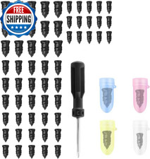 2026 Upgraded 60PCS Screw in Tire Plugs,Self-Service Tire Plugs Kit with Screwdr