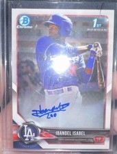 2018 Bowman - Chrome Prospect Autographs Ibandel Isabel #CPA-II (AU, RC)