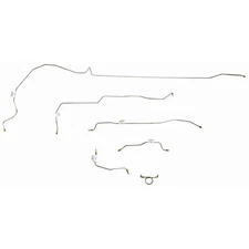 Classic Tube Brake Line Kit Complete Original Steel Standard Drum 6 Cylinder ...