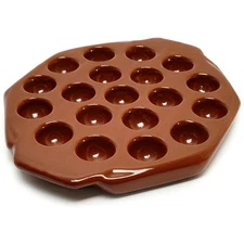 Escargot Baking Dish 19 Compartments Redware Terracotta Earthenware Rustic Large