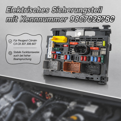 BSI Steuergerät Sicherungskasten für Citroen C4 Peugeot 307 308 408 9807028780