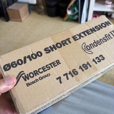 Worcester Short Flue Extension 60/100mm Part No : 7716191133