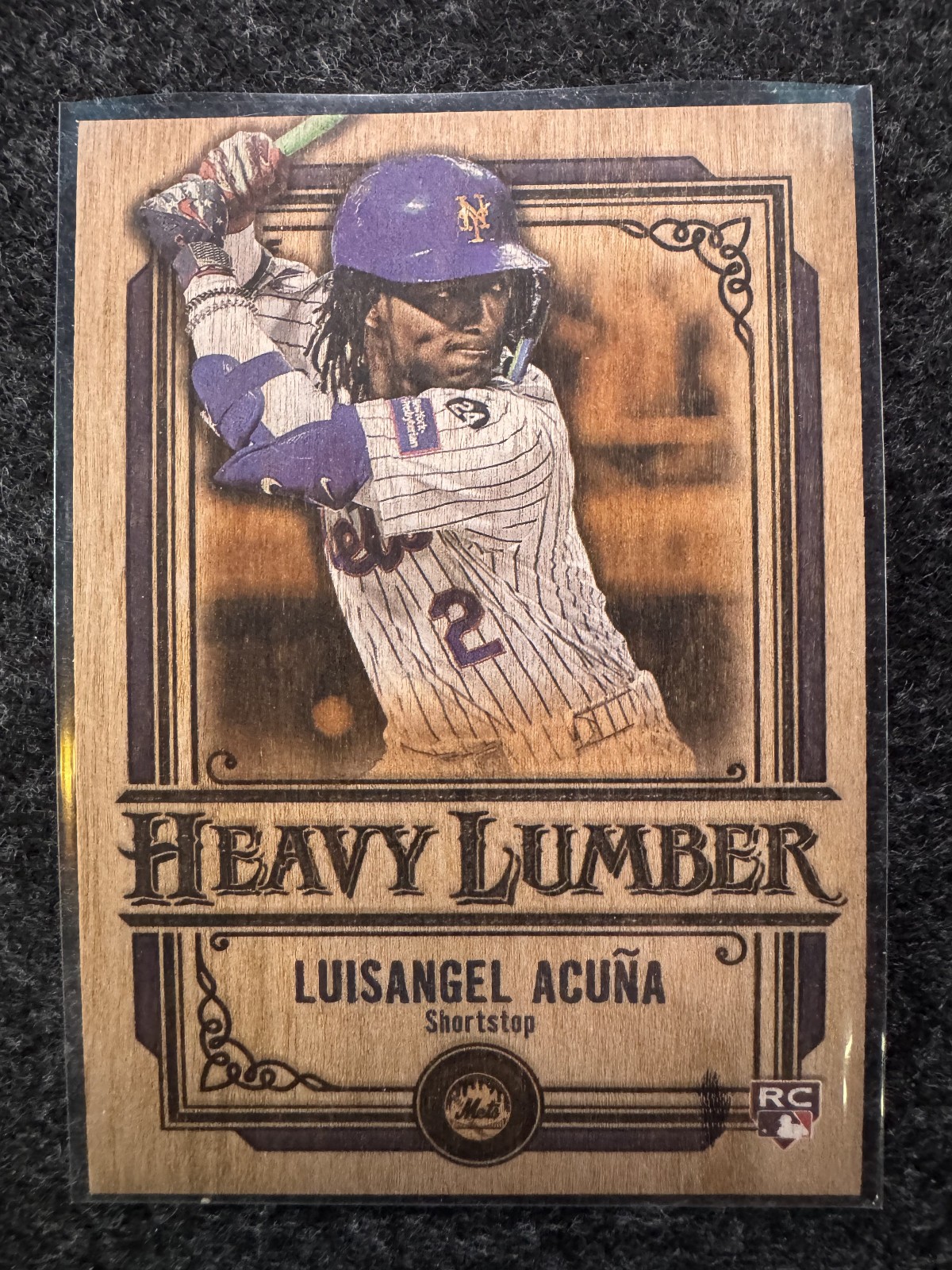 LUISANGEL ACUNA 2025 Topps Update Heavy Lumber SSP Rookie RC Card HL-70 Mets
