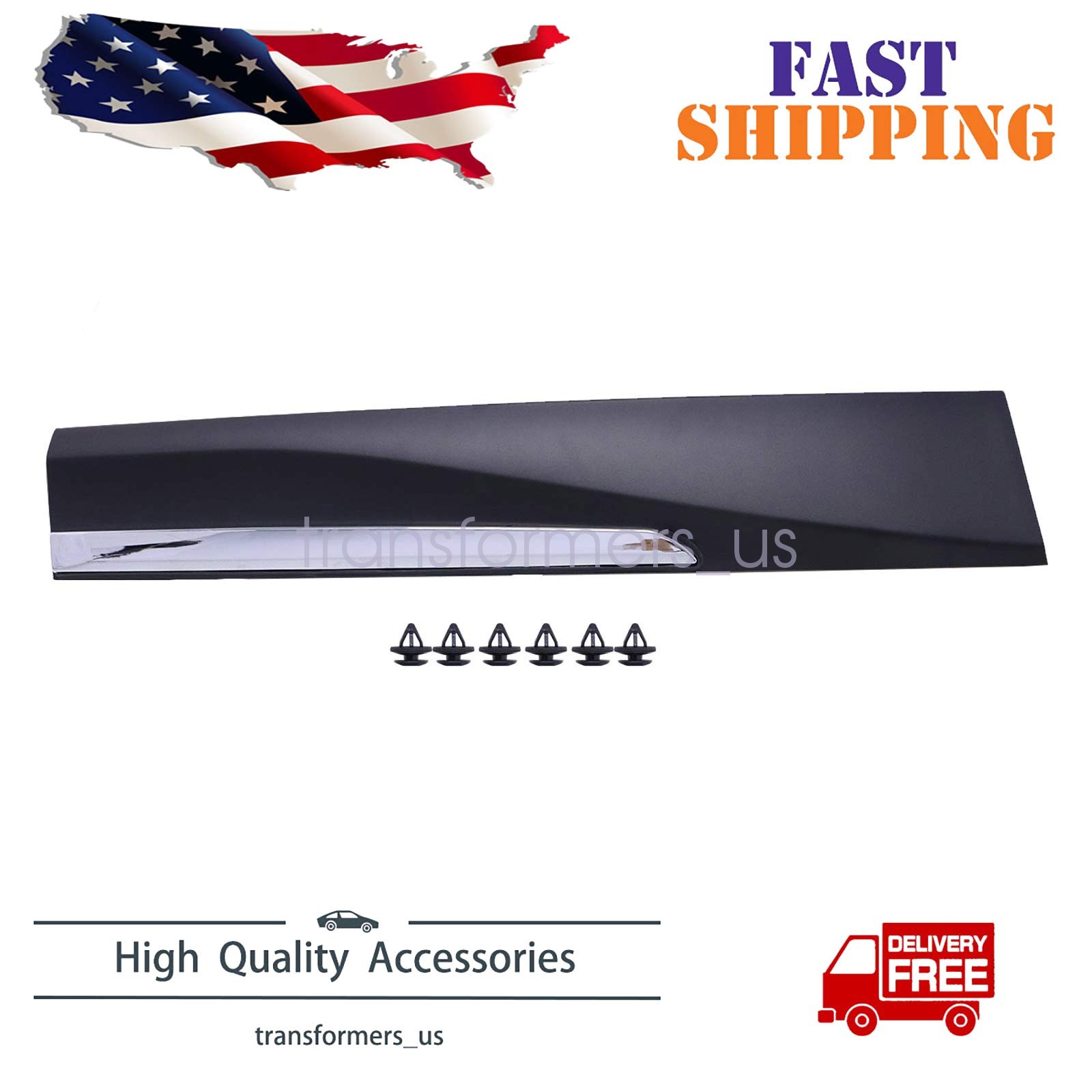 For Subaru Forester 2014-2018 Door Molding And Beltline Rear Passenger Side