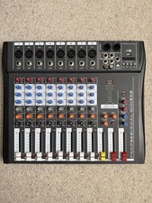 Professional Mixers 80S-USB 8 Channel Mixer