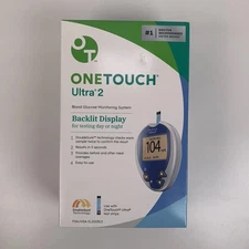 One Touch Ultra 2 Blood Glucose Monitoring System Diabetes Monitor Exp 1/2030